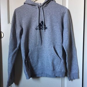 Grey adidas hoodie
